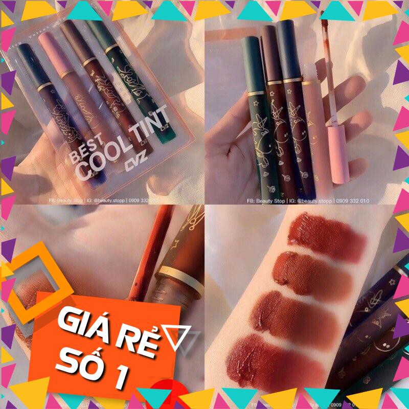 [GIÁ SỈ] Sét 4 Son Kem Kì Lân CVZ siêu mịn mướt | BigBuy360 - bigbuy360.vn