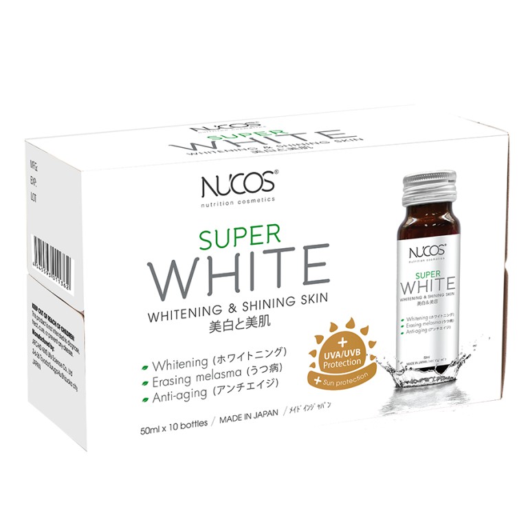 NUCOS SUPER WHITE - NƯỚC UỐNG DƯỠNG TRẮNG SÁNG CHO LÀN DA