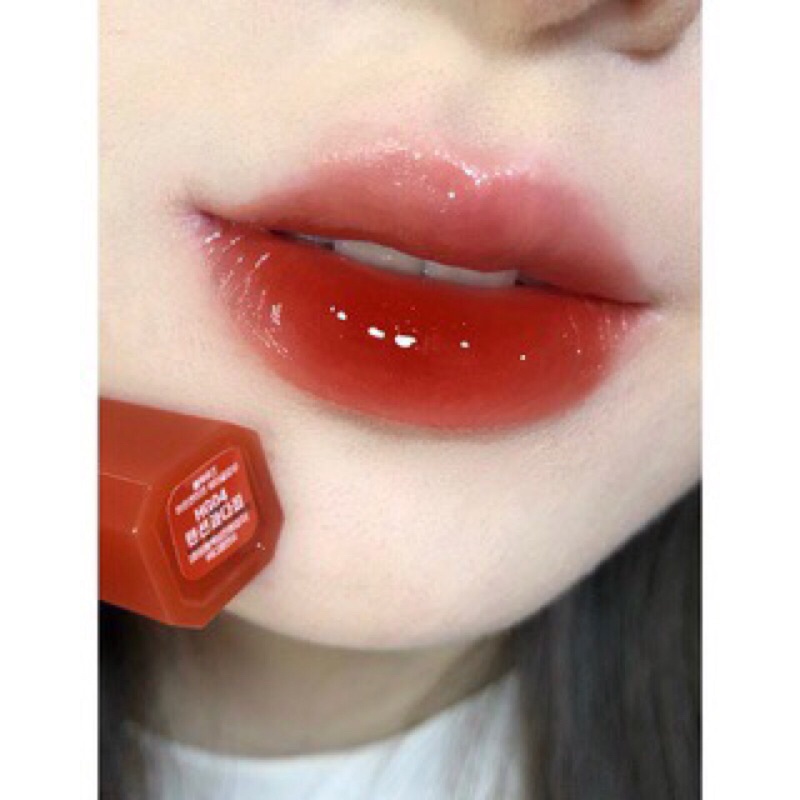 Son Black Rouge HG08 - Son Black Rouge Half Water Glow HG08 Bóng