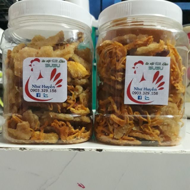 Combo cơm cháy và cơm cháy khô gà