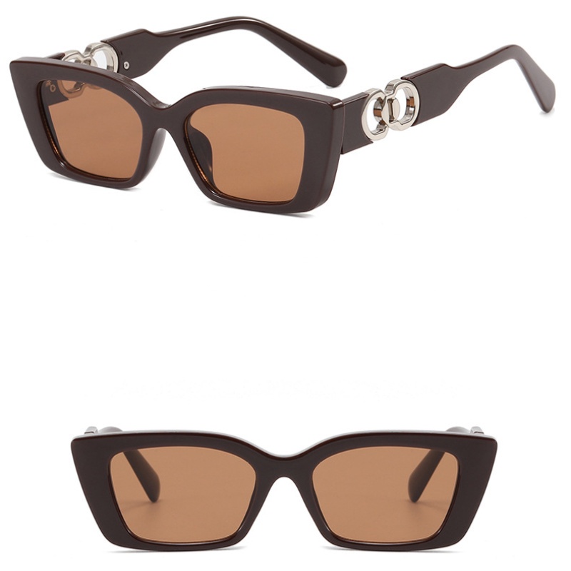 (KIQI-FASHION) COD Kính Mát Mắt Mèo Thời Trang Chống Tia UV Cho Nam Và Nữ