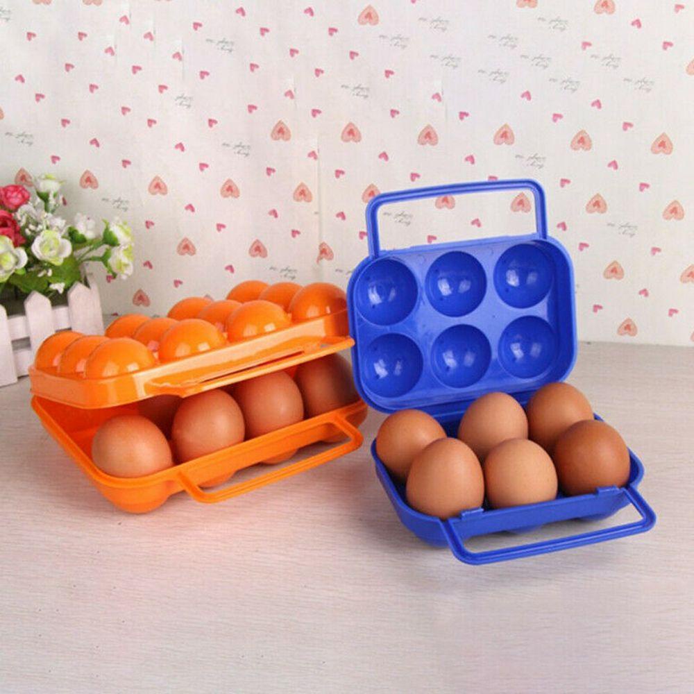 DORAW Hộp Đựng Trứng 6 / 12 Ngăn Gấp Lại Được Mới Dành Cho Cắm Trại Ngoài Trời