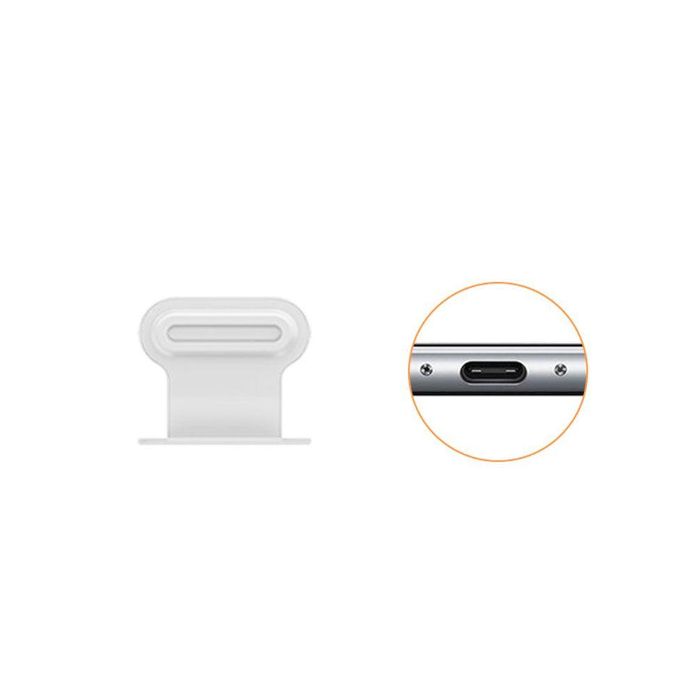 Nút Bịt Cổng Sạc USB Type C Chống Bụi Bằng Silicon Màu Đen Cho Điện Thoại