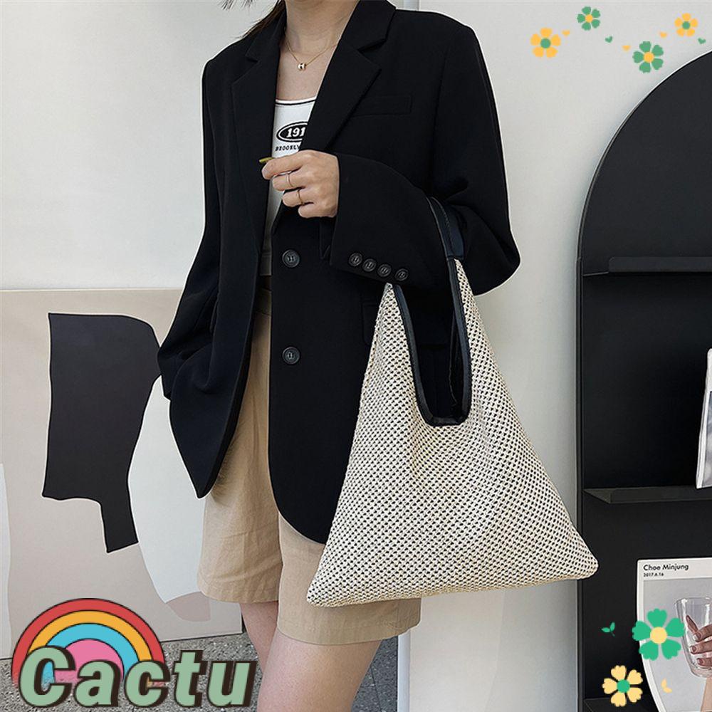 Túi Đeo Vai Đan Rơm Thời Trang Mùa Hè Cho Nữ