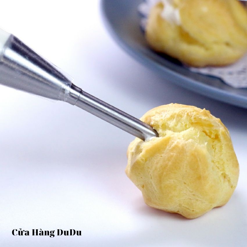 🌻 Đui Bơm Nhân Bánh Su Kem Bằng Thép Không Gỉ - Đầu Bơm Nhân Su Kem NC5051 🌻