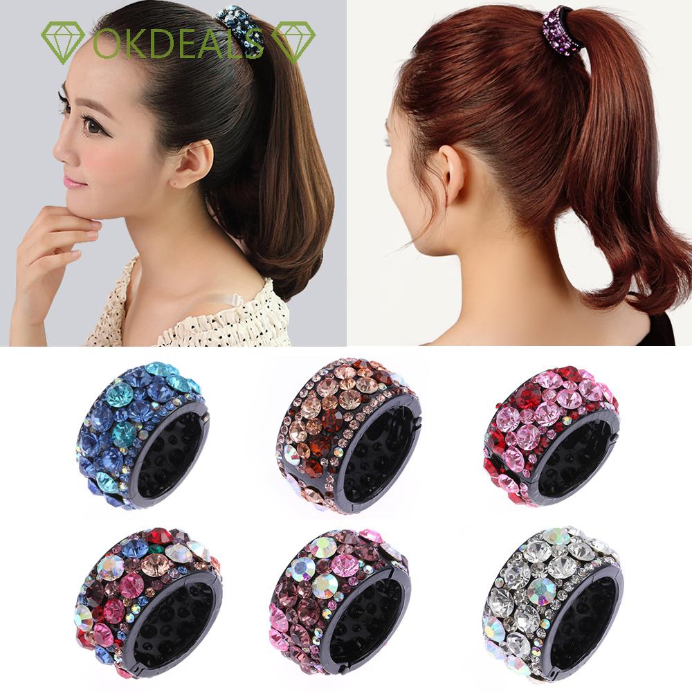 Kẹp tóc mini đính kim cương giả dễ thương