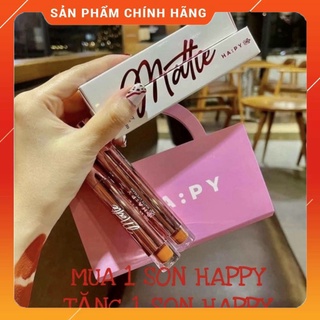 [ BUY 1 GET 1 ] Son Happy Kem Lì Mini Garden Không Lem , Không Trôi Màu Son Trong 8 Tiếng