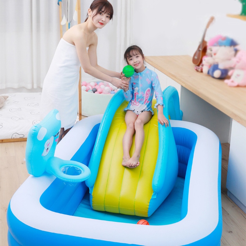 Bộ Đồ Chơi Bóng Rổ Bơm Hơi Dành Cho Trẻ Em