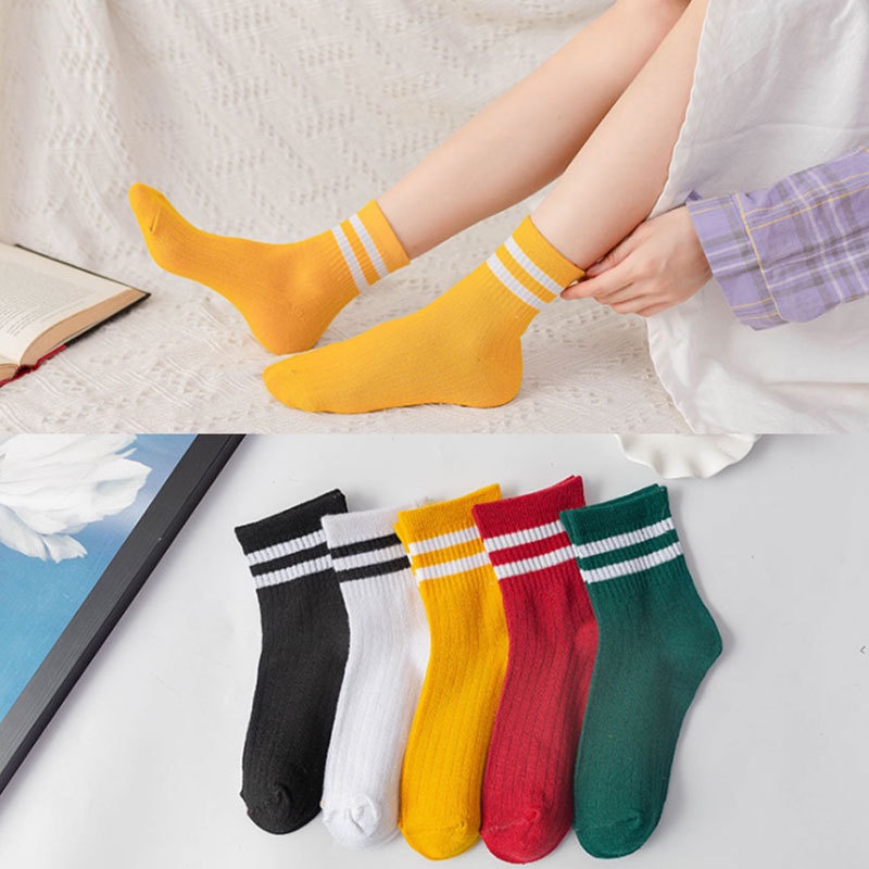 Set 5 đôi tất cho bé từ 1 đến 11 tuổi vớ cao cổ hoạt hình chất cotton nhiều mẫu phong cách 2022