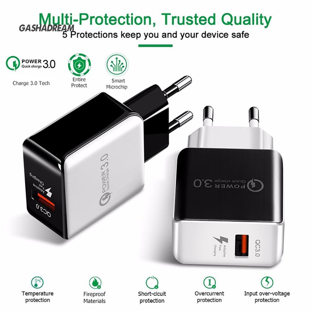 Đầu sạc USB 3.0 gắn tường tiện lợi