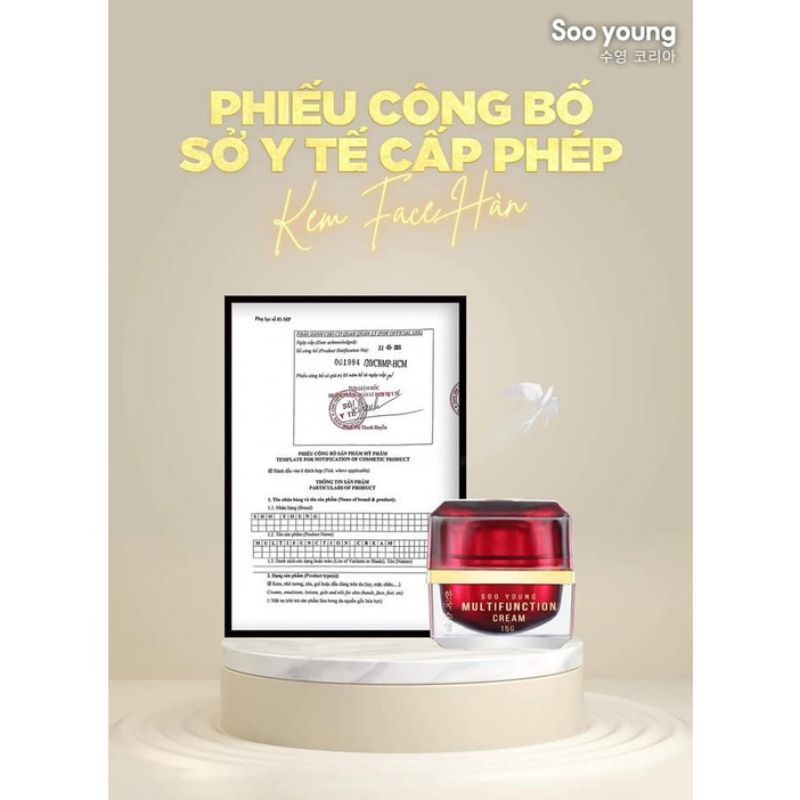 Combo Kem Face Hàn SooYoung và Cao Thông Nám Soo Young
