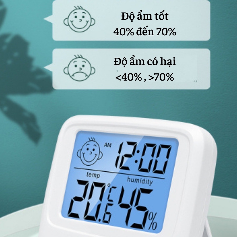 Nhiệt ẩm kế , máy đo nhiệt đô phòng , đo độ ẩm không khí thông minh.