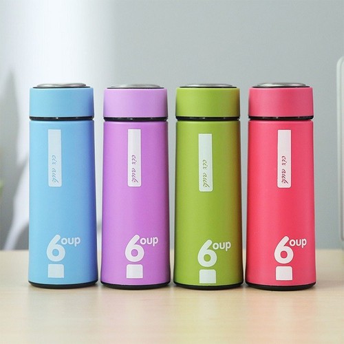 Bình Đựng Nước Giữ Nhiệt Giữ lạnh 6 Oup 2 Lớp Thủy Tinh Dung Tích 450ml