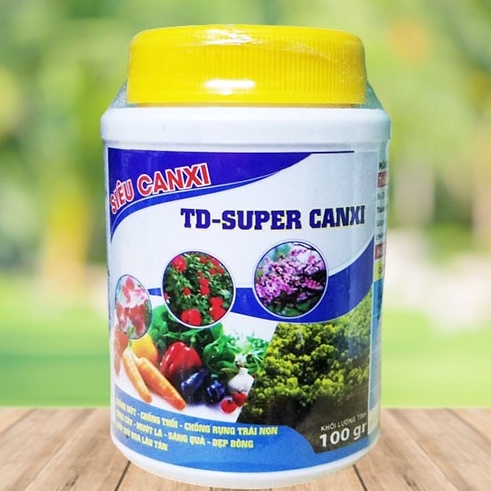 Siêu Canxi 100g, Phân Bón Super Canxi chống thối và nứt trái, dưỡng hoa cứng cây