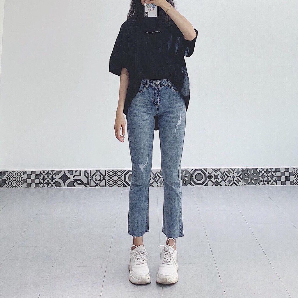 JEANS ỐNG LOE | LÊN DÁNG SIÊU ĐẸP