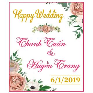 Combo Bảng wedding