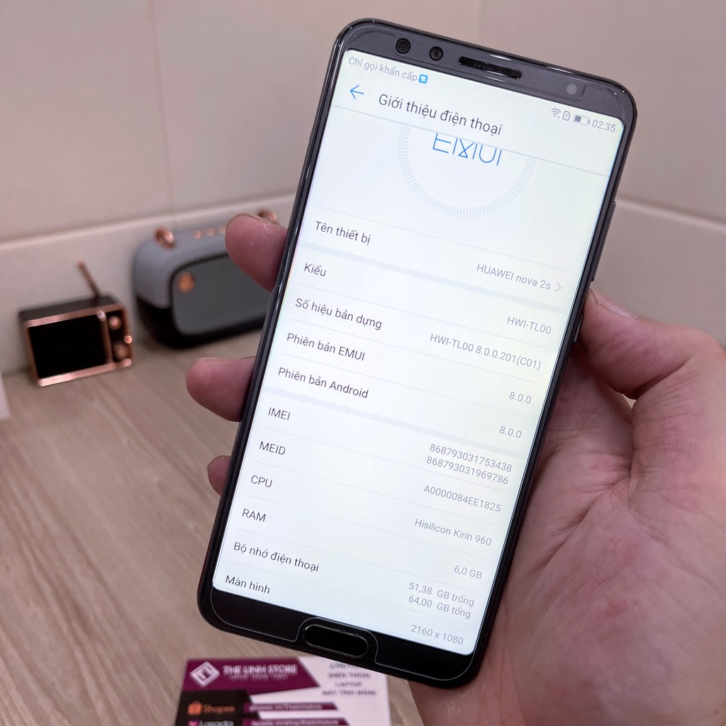 Điện thoại Huawei Nova 2S màn 6.0 - Kirin 960 ram 4G 64G