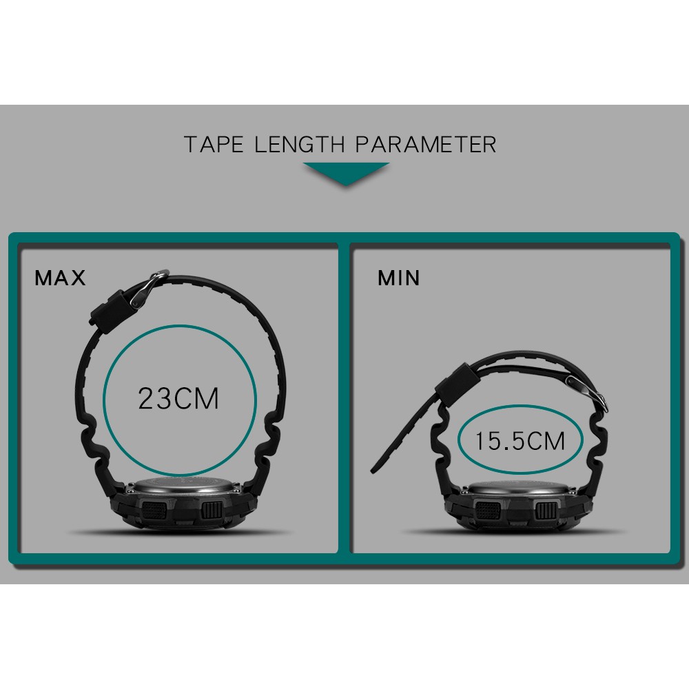 Đồng Hồ SANDA Dành Cho Nam Có Màn Hình Kỹ Thuật Số Đèn LED | BigBuy360 - bigbuy360.vn