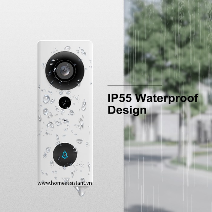 Chuông Cửa Có Hình Wifi Tuya Điện 12V WF01