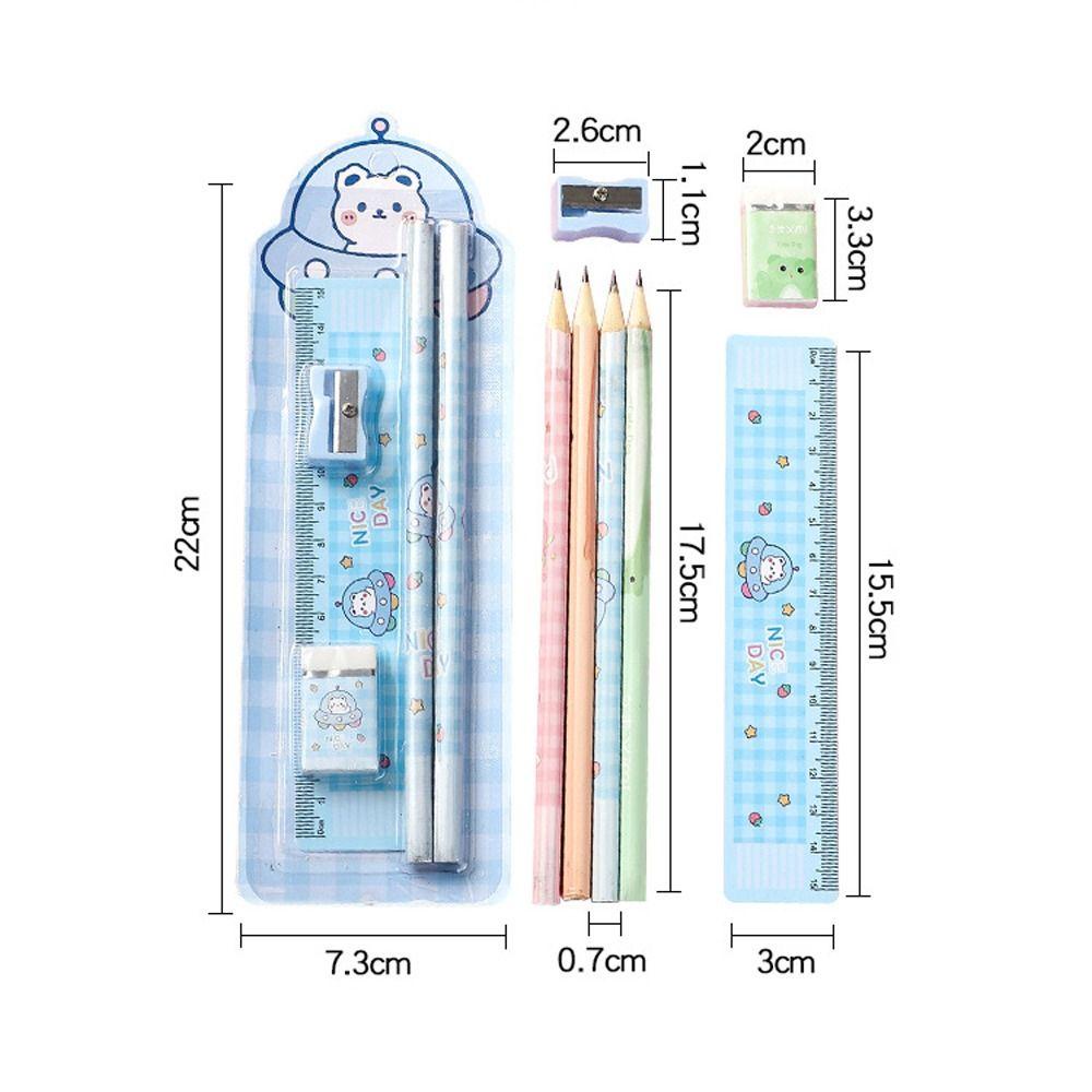 PEWANY Đồ Chuốt Bút Chì Bằng Gỗ Họa Tiết Hoạt Hình Động Vật Dễ Thương