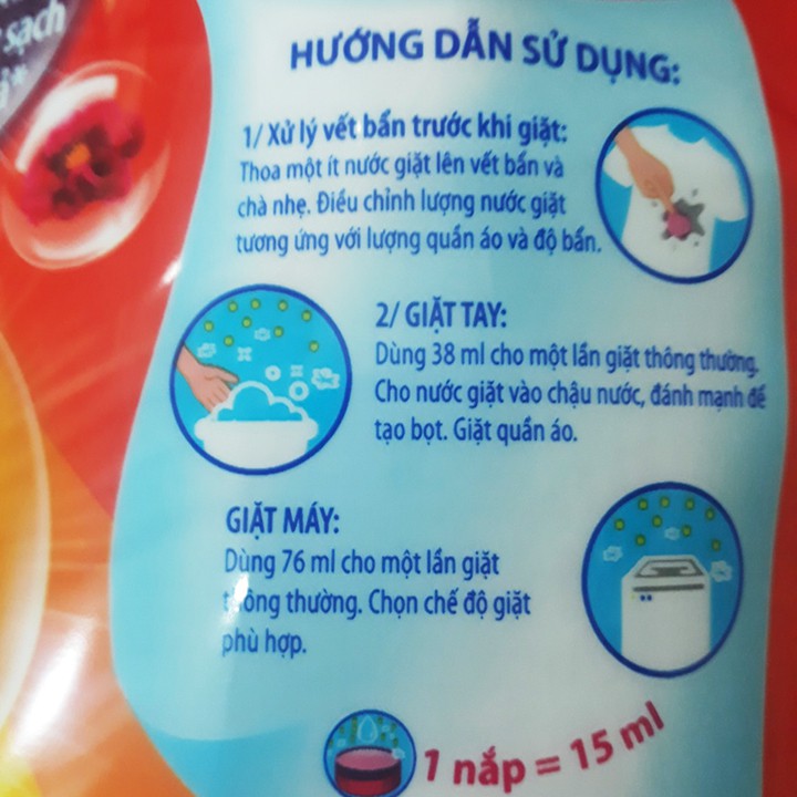 NEW Nước giặt Surf hương nước hoa 3,1kg có nắp vặn