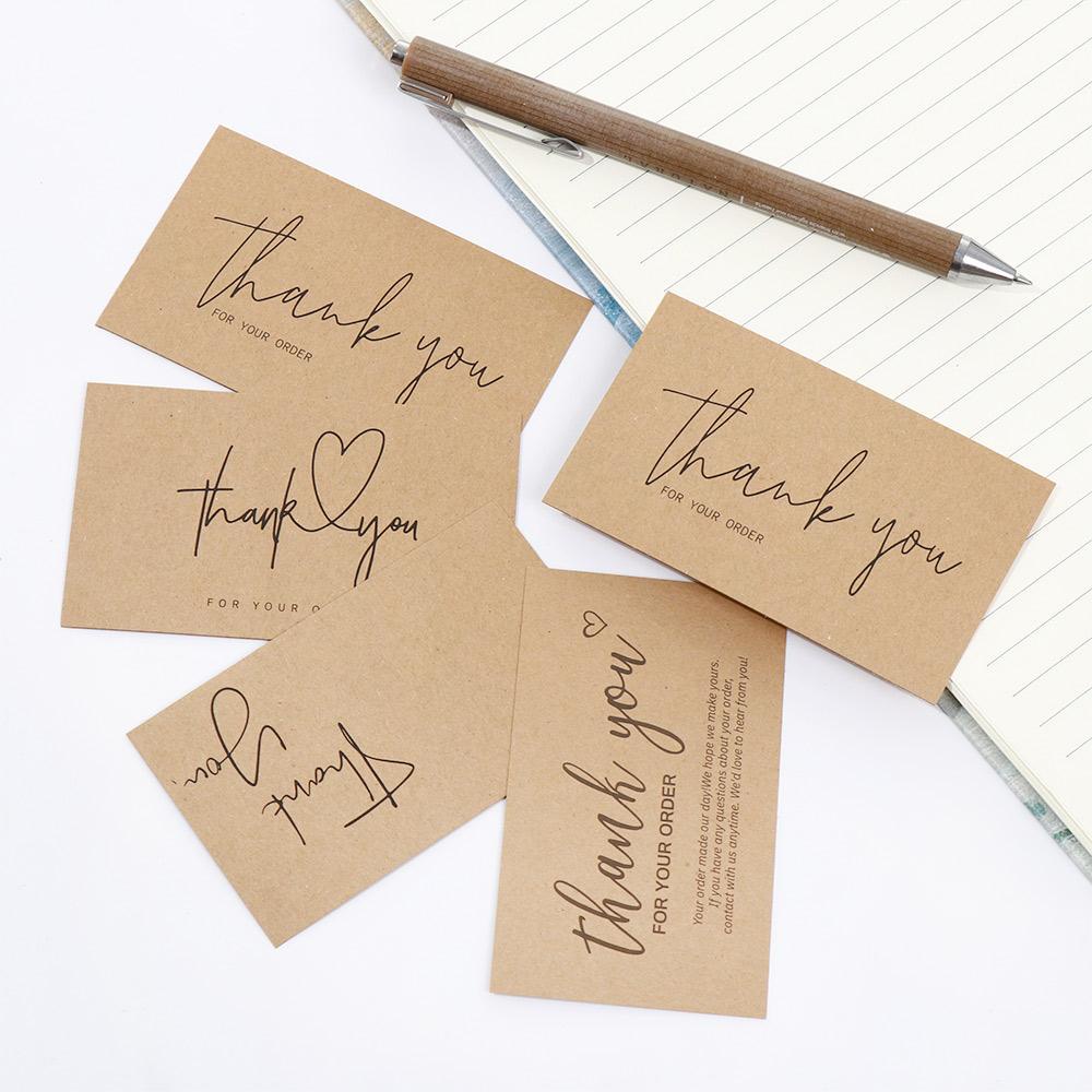 Set 30 Tấm Thẻ Giấy Kraft In Hình Độc Đáo Tiện Dụng