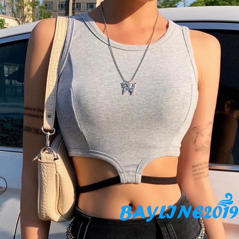 Áo lửng không tay phong cách thời trang quyến rũ sành điệu cho nữ | BigBuy360 - bigbuy360.vn