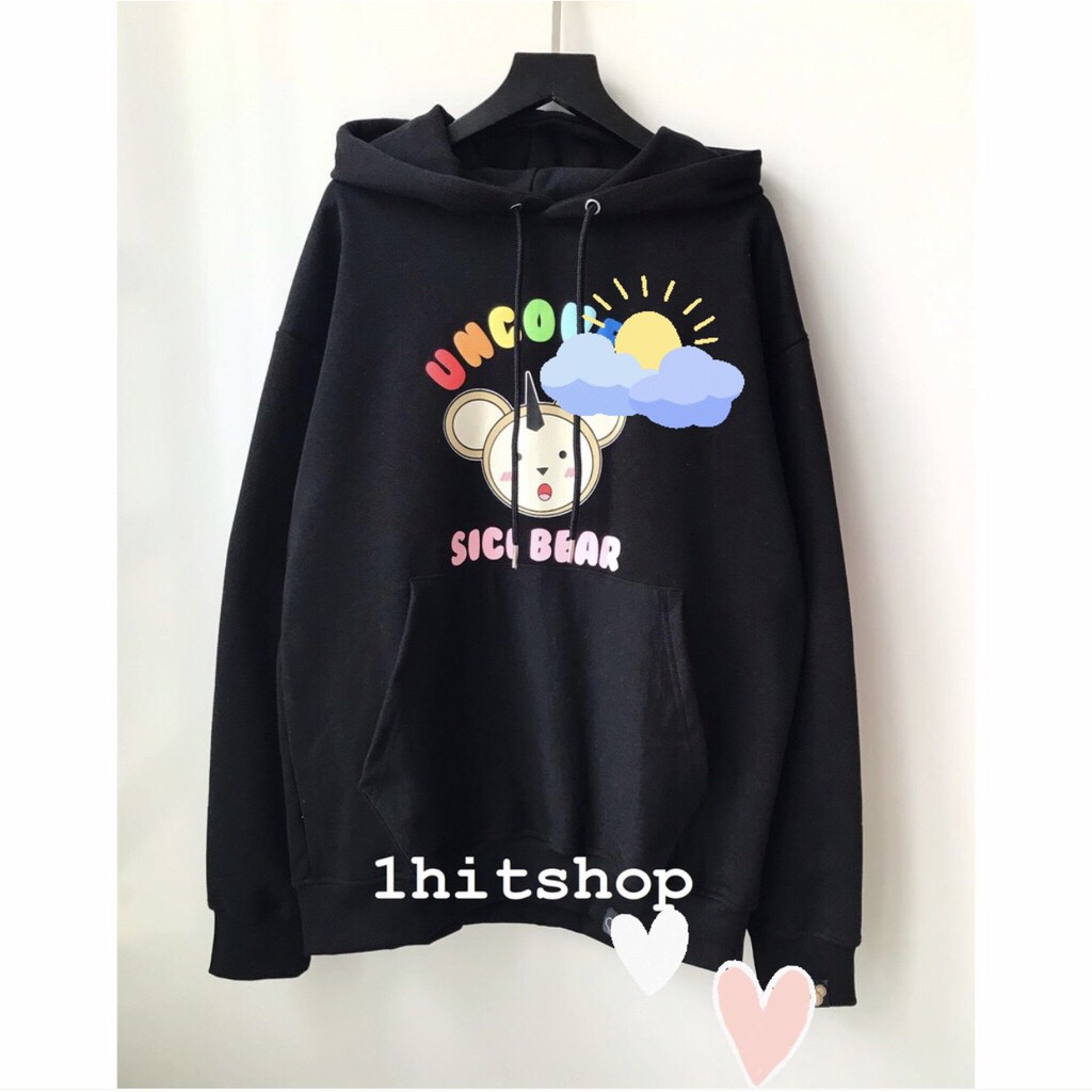 Áo Hoodie UN.CO.VER Ulzzang Unisex (SICI full TAG MỚI) 1hitshop