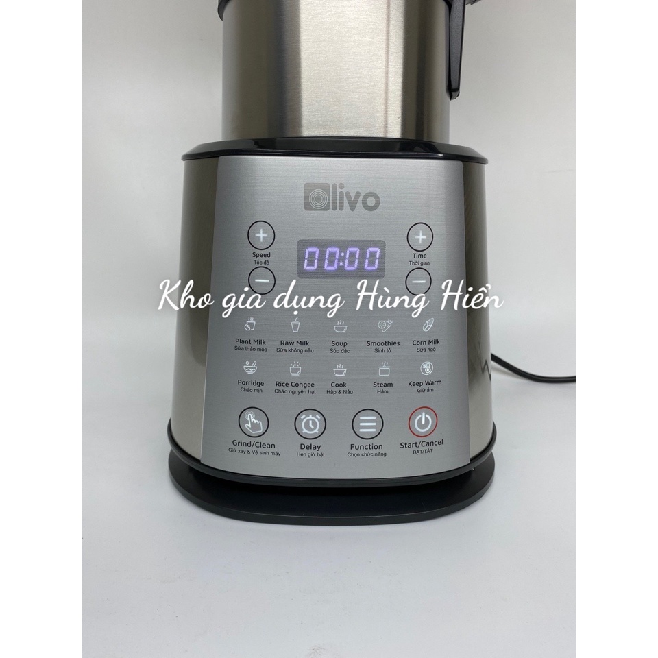 (Mã CHUT0005 giảm 50k) Máy Làm Sữa Hạt Olivo X20 Thương Hiệu Mỹ, Bảo Hành 24 Tháng - Hàng Chính Hãng