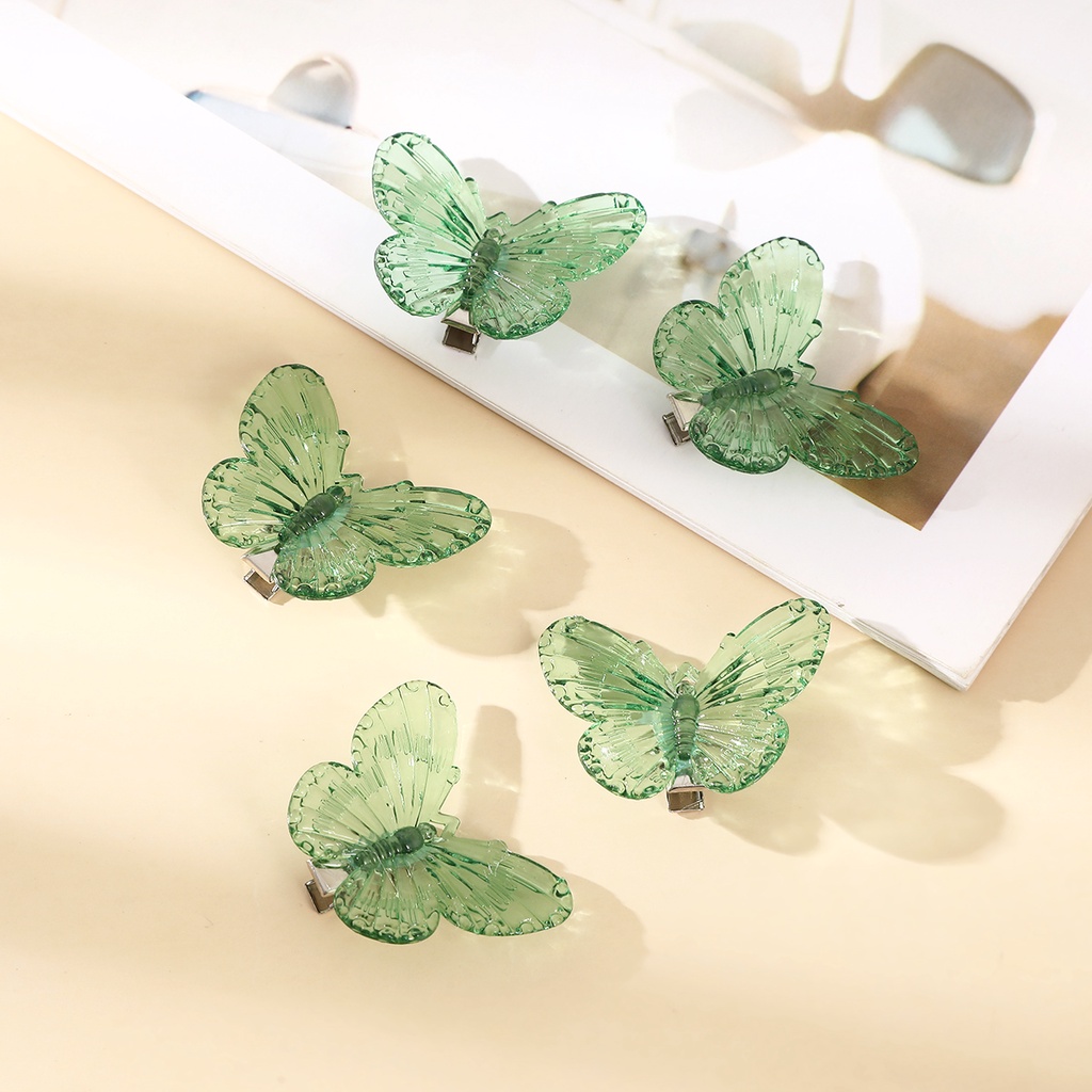 Set 5 Kẹp Tóc Hình Bướm Dễ Thương Cho Nữ