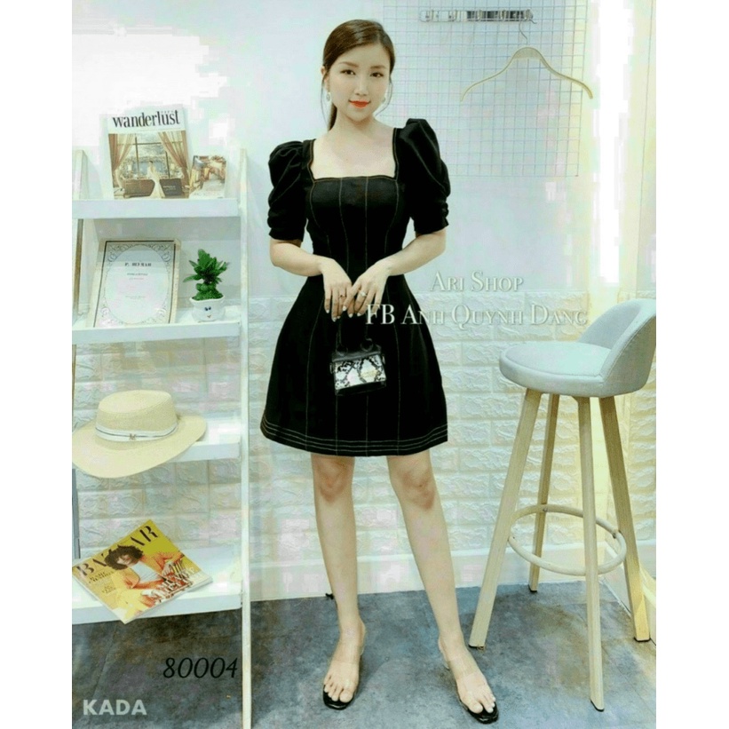 ĐẦM XÒE NỮ TAY BỒNG PHỐI VIỀN CHỈ NỔI CAO CẤP SIÊU ĐẸP