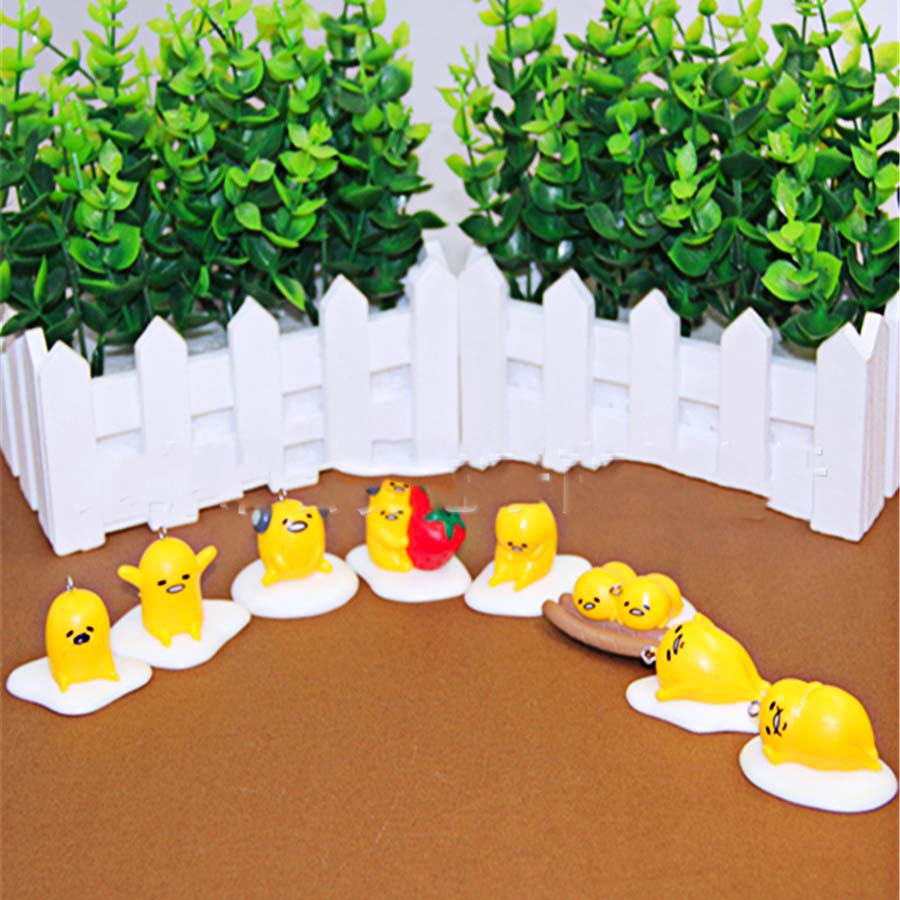 MÔ HÌNH ỐP LA GUDETAMA-Móc khóa trứng lười gudetama. siu siu rẻ