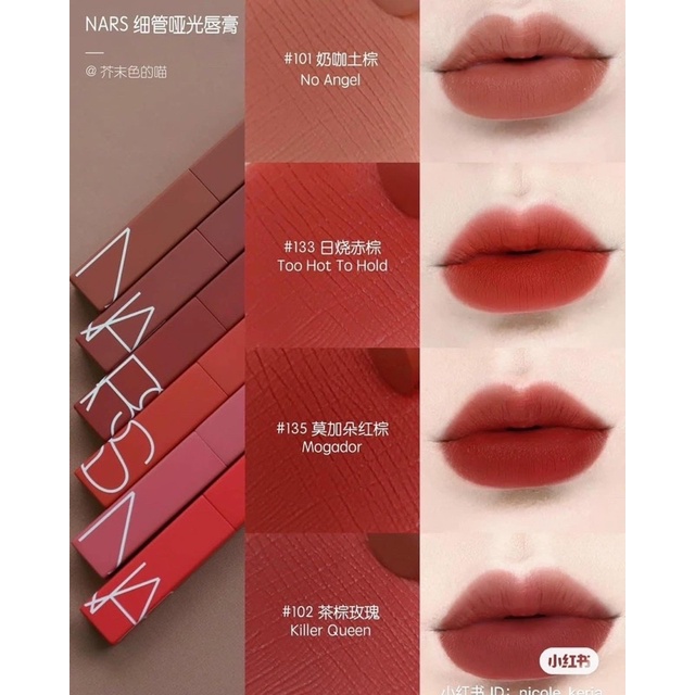 Nars Powermatte Lipstick Ultra Mat màu 135 133 101 102
