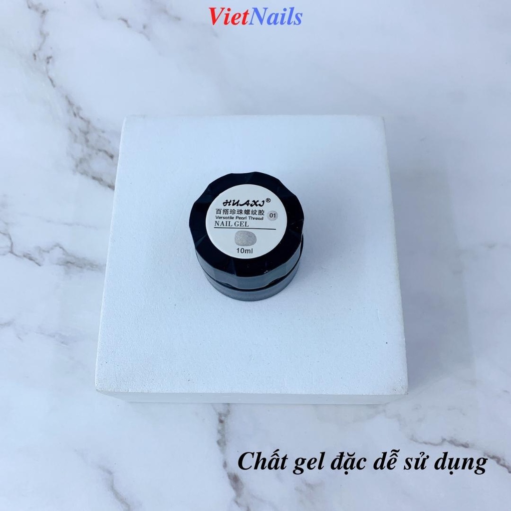 Gel Vẽ Huaxi Ánh Trai Nail - Trang Trí Móng Hũ 10ml