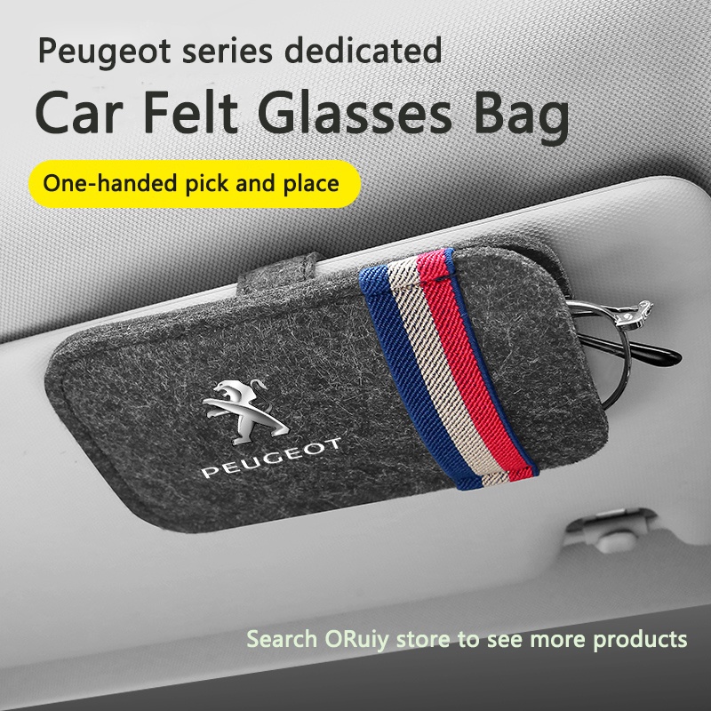 Hộp Đựng Mắt Kính Dạng Kẹp Đa Năng Cho Peugeot 4008 2008 3008 5008 508 408 208