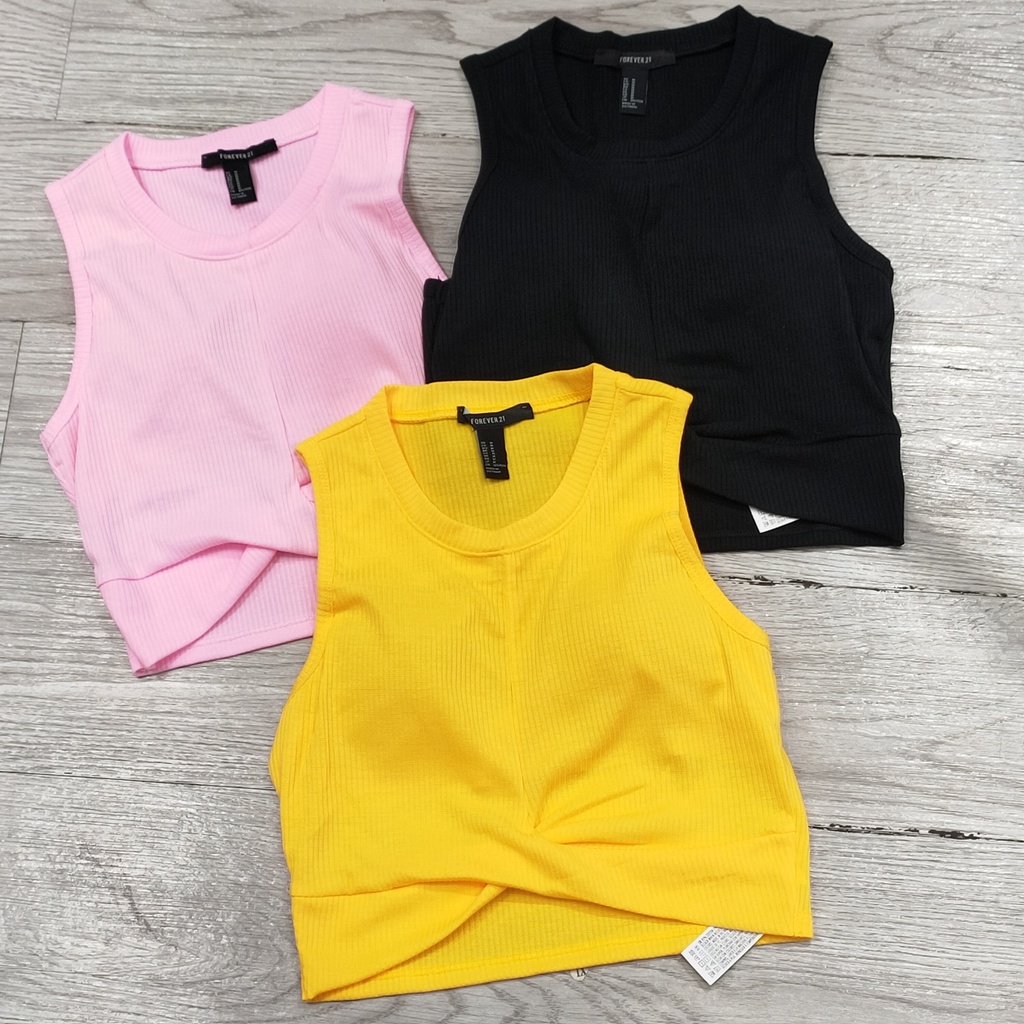 Aó crop tập gym yoga thể thao nữ kèm mút thun tăm Bin Sports A175