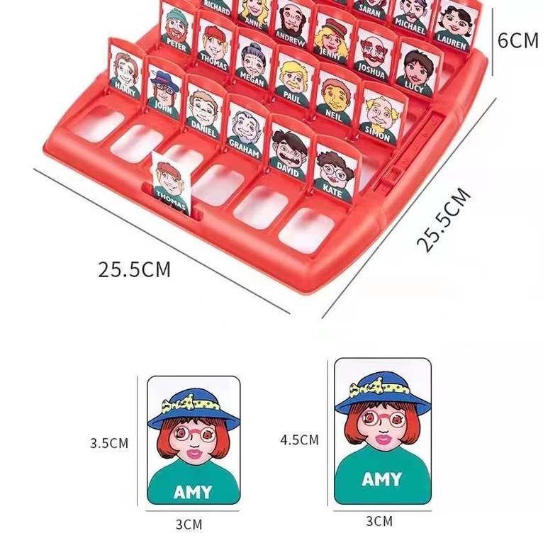 Bộ Thẻ Trò Chơi Tik Tok Influencer Guess Who I Am Hai Lớp Rèn Luyện Trí Thông Minh Cho Trẻ Em