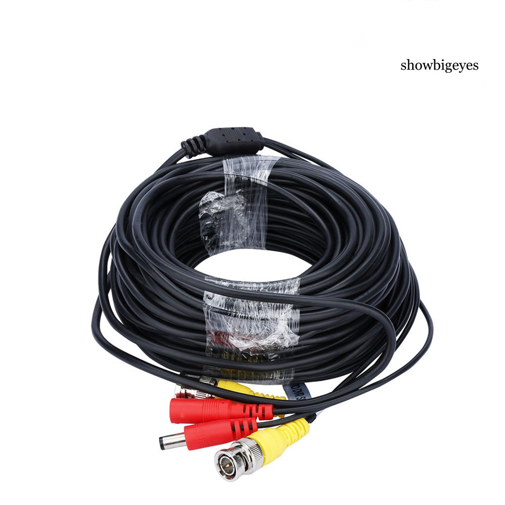 Dây cáp nguồn BNC DC nối camera video DVR chuyên dụng 10-60m tùy chọn