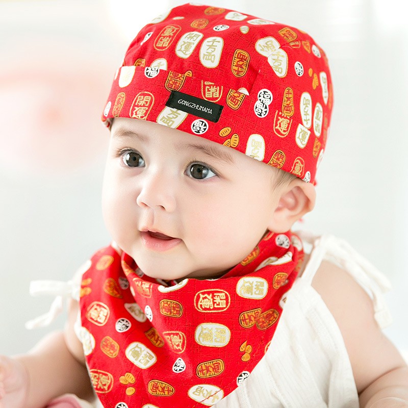 Mũ phong cách cướp biển dành cho bé 6-12 tháng tuổi họa tiết đáng yêu