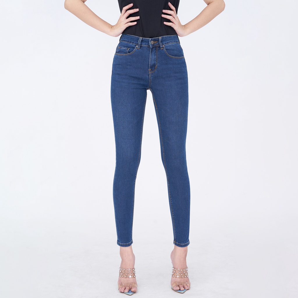 Quần Jean Nữ Lưng Cao Skinny Tôn Dáng Có Nhiều Màu Aaa Jeans