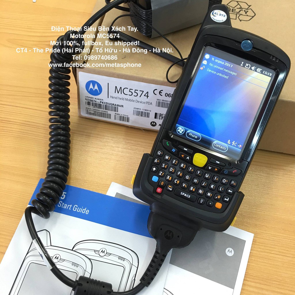 Điện thoại siêu bền, máy kiểm kho PDA Motorola MC5574.