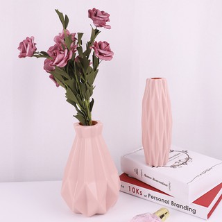 🔥Sáng Tạo🔥Bình Hoa Bằng Gốm Sứ Họa Tiết Origami Độc Đáo