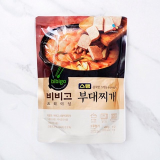 Bibigo) canh spam giăm bông hầm - 비비고) 스팸부대찌개 460g