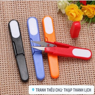 Kéo cắt chỉ có nắp an toàn cho người sử dụng