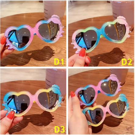 ❤READY STOCK❤ Kính mát chống tia UV400 thiết kế nhiều màu sành điệu cho bé