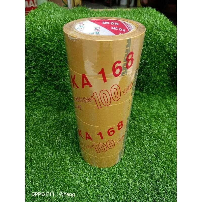 Băng keo trong đục 5cm 100 Yard đủ nặng 1kg2