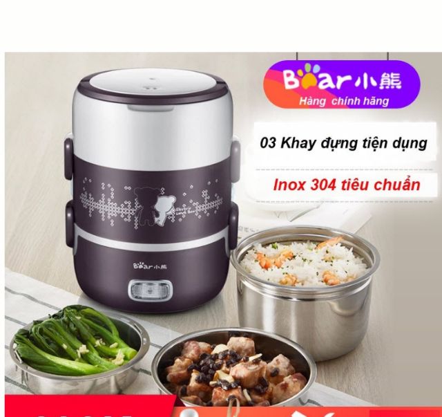 HỘP CƠM  BEAR HÚT CHÂN KHÔNG CAO CẤP