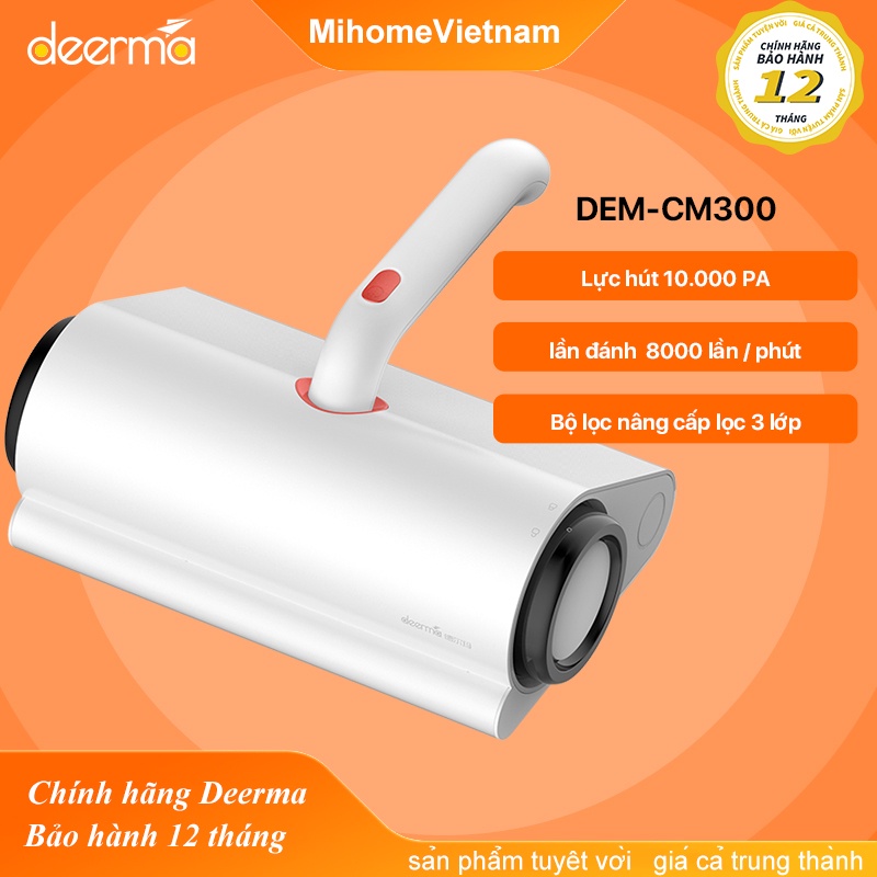 Máy hút bụi giường nệm loại bỏ Mite Deerma DEM CM300 10000Pa