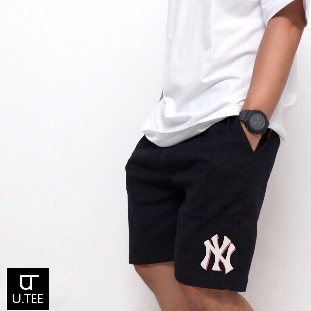 Short kaki unisex NY co giãn tốt phong cách hàn quốc