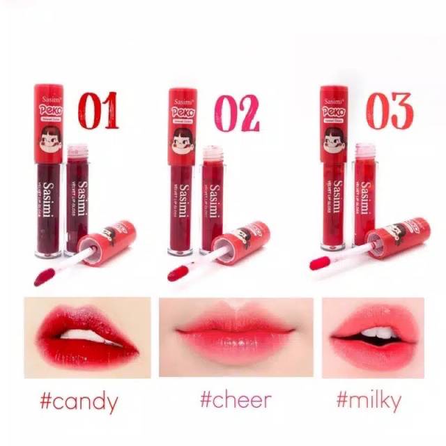 (hàng Mới Về) Son Tint Sasimi Peko Lên Màu Chuẩn Đẹp